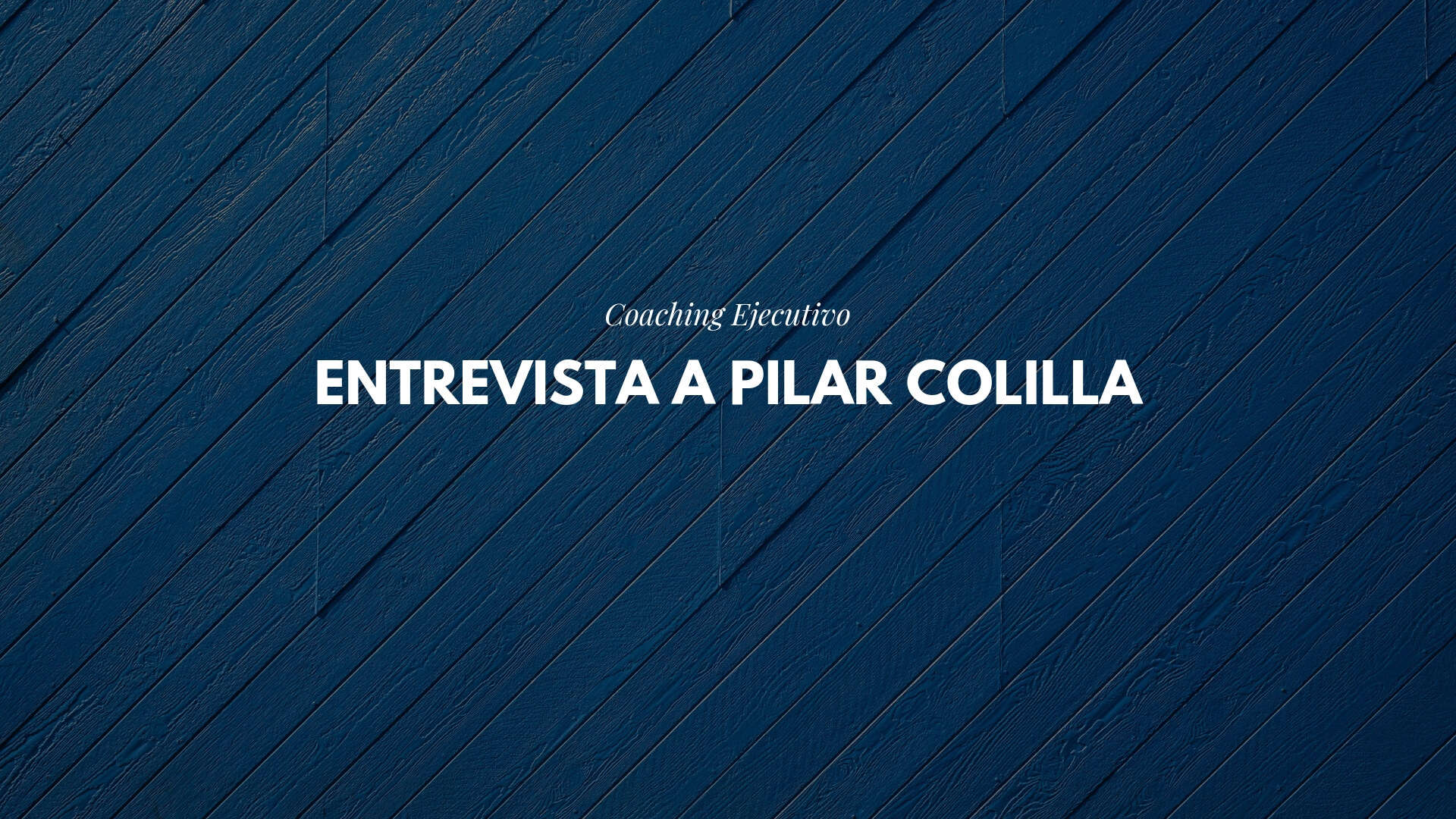 Interview with PIlar Colilla